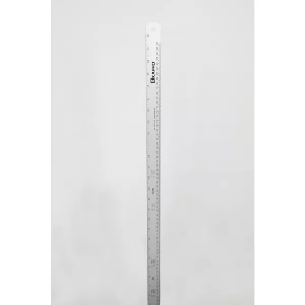 Kapro 36 in. Aluminum Ruler with Conversion Tables with English/Metric Graduations 1/16 and mm