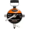 Keson 100 ft. Steel Open Reel Tape Measure, Stainless Steel Housing, Engineer's