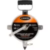 Keson 200 ft. Steel Open Reel Tape Measure, Stainless Steel Housing, SAE