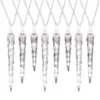 LightShow 48-Light White Shooting Star Icicle LED String Light (8-Count)