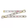 Lufkin 6 ft. x 5/8 in. Flat Reading Wood Rule Red End