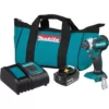 Makita 18-Volt LXT Lithium-Ion Brushless Cordless Impact Driver Kit (3.0Ah) with Impact XPS 35 Piece Impact Bit Set