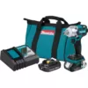 Makita 18-Volt LXT Lithium-Ion Compact Brushless Cordless 1/2 in. 3-Speed Impact Wrench Kit, 2.0Ah