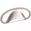 Makita 3/8 in. x 21 in. 100-Grit Abrasive Belt (10-Pack) for use with 3/8 in. x 21 in. Belt Sander