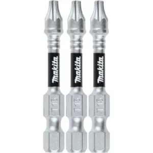 Makita IMPACT XPS T15 Torx 2 in. Power Bit (3-Pack)
