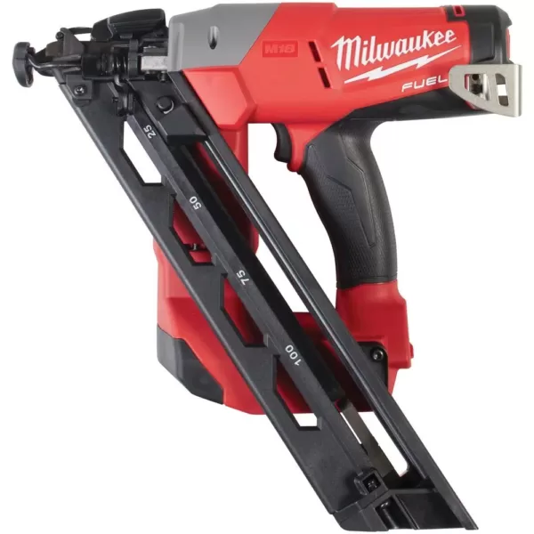 Milwaukee M18 FUEL 18-Volt Lithium-Ion Brushless Cordless 15-Gauge Angled Finish Nailer (Tool Only)