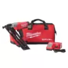 Milwaukee M18 FUEL 18-Volt Lithium-Ion Brushless Cordless 15-Gauge Angled Finish Nailer Kit W/ (1) 2.0Ah Battery, Charger & Bag
