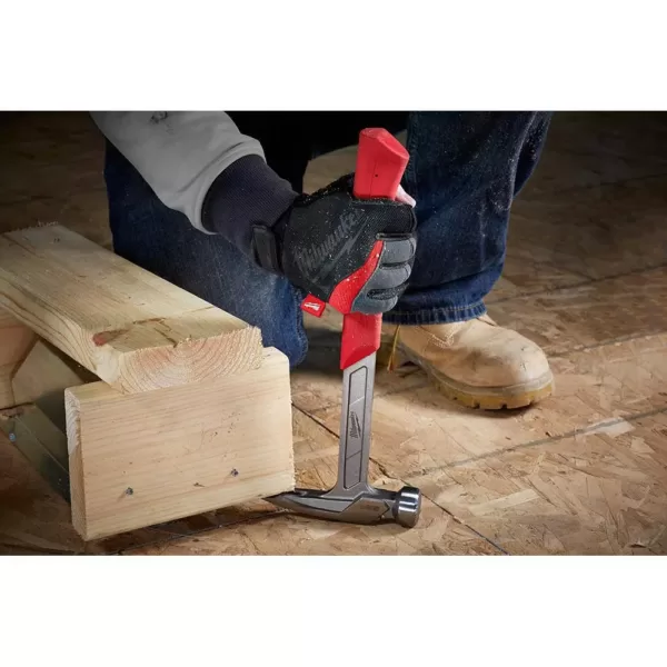 Milwaukee 22 oz. Milled Face Framing Hammer with Hammer Loop