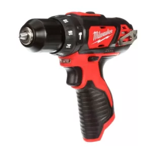 Milwaukee M12 12-Volt Lithium-Ion Cordless 3/8 in. Hammer Drill/Driver (Tool-Only)
