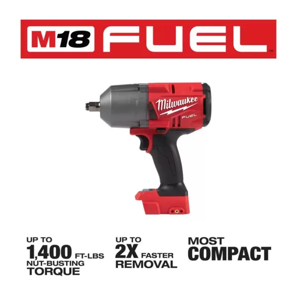 Milwaukee M18 FUEL 18-Volt 1/2 in. Lithium-Ion Brushless Impact Wrench & ONE-KEY 3/4 in. Impact Wrench with (2) 6.0Ah Batteries