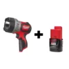 Milwaukee M12 12-Volt Lithium-Ion Cordless 750-Lumen TRUEVIEW LED Spotlight with M12 2.0Ah Battery