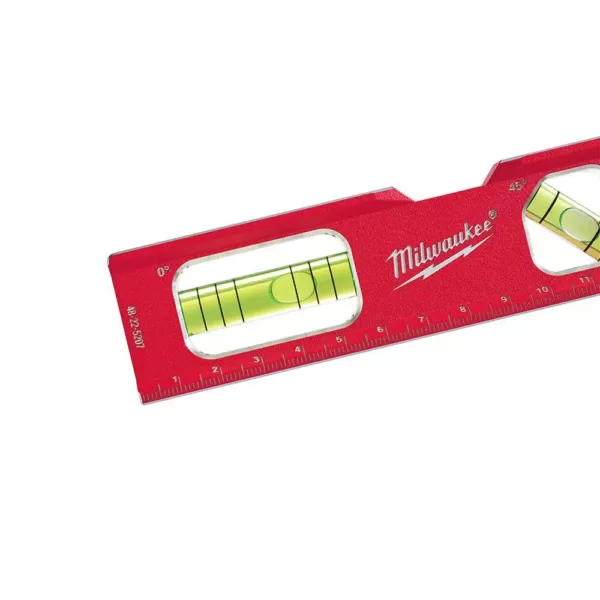 Milwaukee 7 in. Metric Compact Billet Torpedo Level