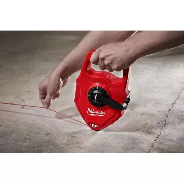 Milwaukee 48 in. Concrete Screed Level w/ 150 ft. Extra Bold Large Capacity Chalk Reel