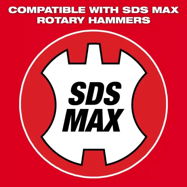 Milwaukee 6 in. SDS-Max SLEDGE Steel Floor Scraper Bit