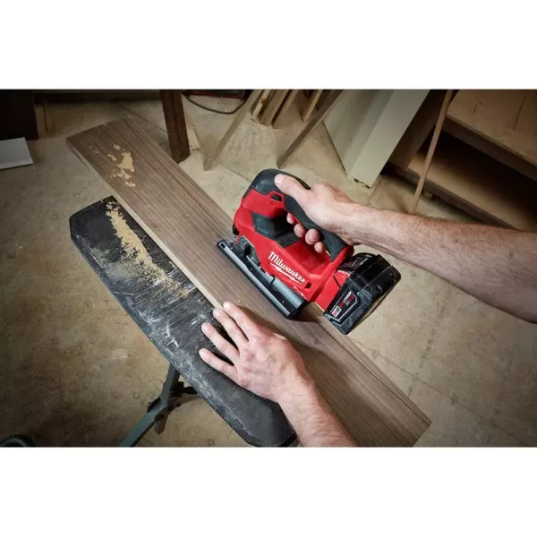 Milwaukee M18 FUEL 18-Volt Lithium-Ion Brushless 10 in. Cordless Dual Bevel Sliding Compound Miter Saw with Jig Saw