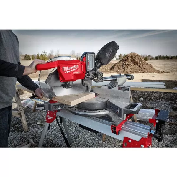 Milwaukee M18 FUEL 18-Volt Lithium-Ion Brushless 12 in. Cordless Dual Bevel Sliding Compound Miter Saw with Jig Saw