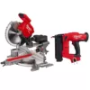Milwaukee M18 FUEL 18-Volt Lithium-Ion Brushless 12 in. Cordless Dual Bevel Sliding Compound Miter Saw with 18-Gauge Brad Nailer