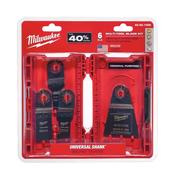 Milwaukee Oscillating Multi-Tool Blade Kit (6-Piece)