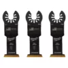 Milwaukee 1-3/8 in. Titanium Bi-Metal Universal Fit Wood and Metal Cutting Oscillating Multi-Tool Blade (3-Pack)