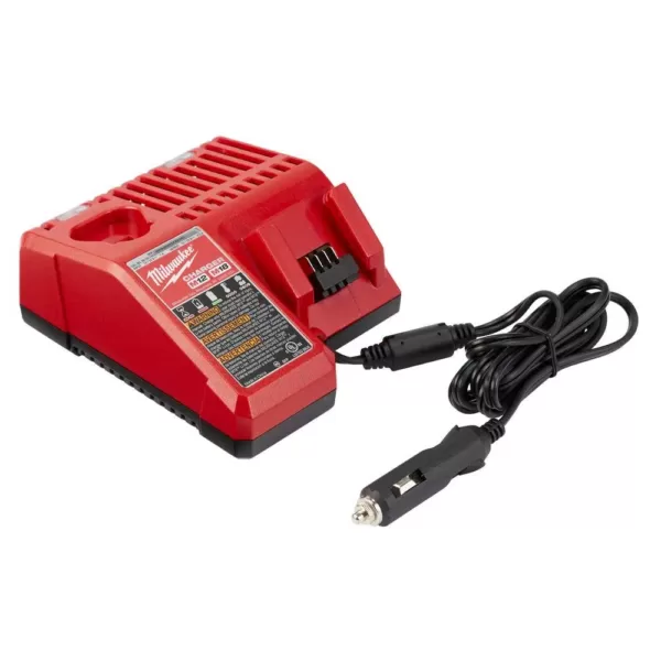 Milwaukee M12 and M18 12-Volt/18-Volt Lithium-Ion Multi-Voltage 12V DC Vehicle Battery Charger