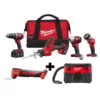 Milwaukee M18 18-Volt Lithium-Ion Cordless Combo Tool Kit (4-Tool) w/ Oscillating Multi-Tool and Wet/Dry Vacuum