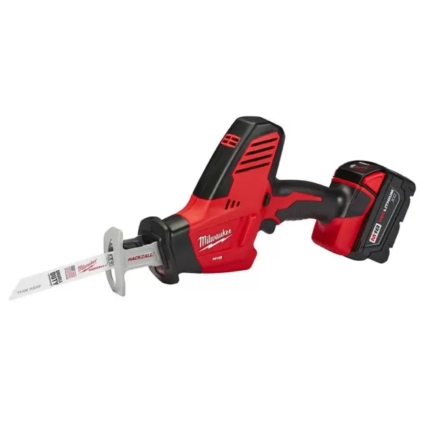 Milwaukee M18 18-Volt Lithium-Ion Cordless Combo Tool Kit (5-Tool) with Two Batteries, Charger, Tool Bag
