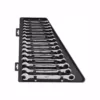 Milwaukee Metric Combination Ratcheting Wrench Mechanics Tool Set (15-Piece)