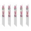 Milwaukee 6 in. 14 Teeth per in. Medium Metal Cutting SAWZALL Reciprocating Saw Blades (5 Pack)