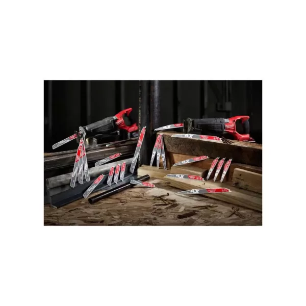 Milwaukee 6 in. 18 Teeth per in. Medium Metal Cutting SAWZALL Reciprocating Saw Blades (5 Pack)