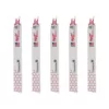 Milwaukee 9 in. 14 TPI Torch Medium Metal Cutting SAWZALL Reciprocating Saw Blades (5-Pack)