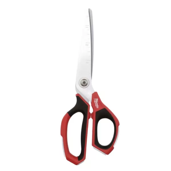 Milwaukee Jobsite Straight Scissors W/ 25 ft. Compact Tape Measure