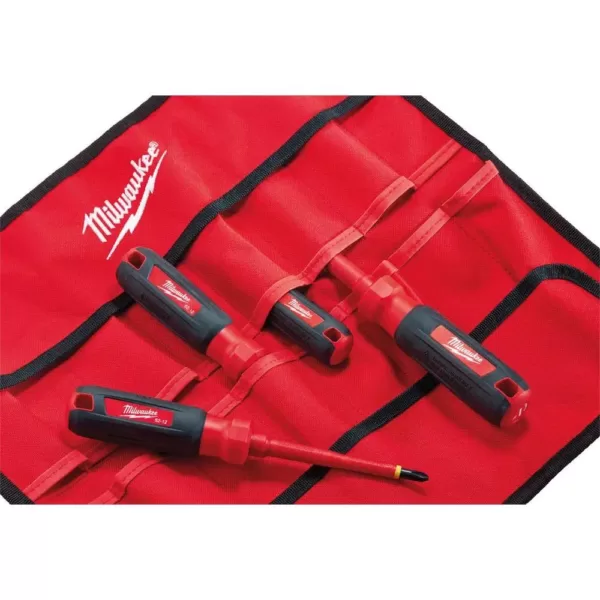 Milwaukee 1000-Volt Insulated Screwdriver Set and Pouch (4-Piece)