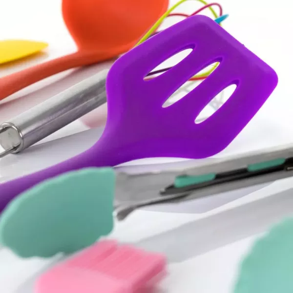 MegaChef Mulit-Color Silicone Cooking Utensils (Set of 12)