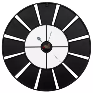 Pinnacle Vintage License Plates Multi-Color Clock