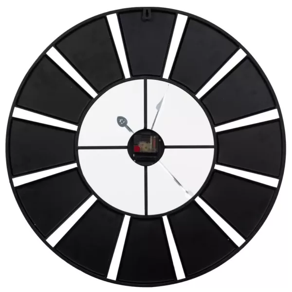 Pinnacle Vintage License Plates Multi-Color Clock