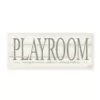 Stupell Industries 7 in. x 17 in. "Playroom Home Of Mischief Makers" by Stephanie Workman Marrott Printed Wood Wall Art