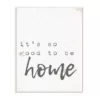 Stupell Industries 10 in. x 15 in. "Its So Good To Be Home Typewriter Typography" by Daphne Polselli Printed Wood Wall Art