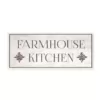 Stupell Industries 7 in. x 17 in. "Farmhouse Kitchen Typography" by Daphne Polselli Printed Wood Wall Art