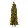 National Tree Company 7-1/2 ft. Feel Real Down Swept Douglas Fir Pencil Slim Hinged Artificial Christmas Tree with 350 Clear Lights