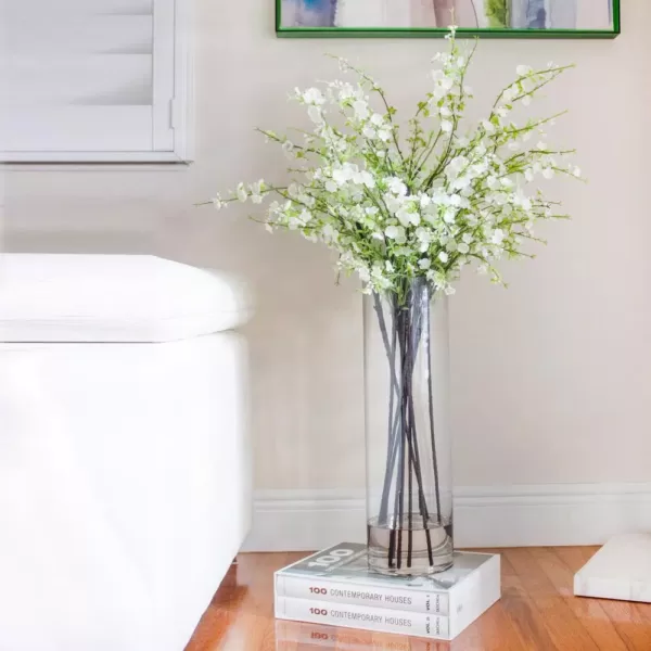 Nearly Natural Giant Cherry Blossom Arrangement in White