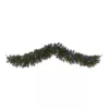 Nearly Natural 6 ft. Pre-Lit Flocked Artificial Christmas Garland with 50 Multi-Colored LED Lights and Berries