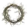 Nearly Natural 17 in. Frosted Twig Wreath