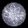 Northlight 20-Light LED Clear Hanging Crystal Sphere Ball Outdoor Christmas Decoration