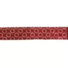Northlight 2.5 in. x 16 yds. Metallic Red and Gold Circle Wired Craft Ribbon
