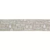 Northlight 2.5 in. x 16 yds. Beige and White Merry Christmas Burlap Style Wired Ribbon