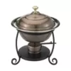 Old Dutch 1.75 Qt. Round Antique Copper Chafing Dish