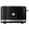 KitchenAid 2-Slice Onyx Black Wide Slot Toaster with Crumb Tray