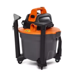 RIDGID 9 Gal. 18-Volt Cordless Wet/Dry Shop Vacuum (Tool Only) with Filter, Hose and Accessories