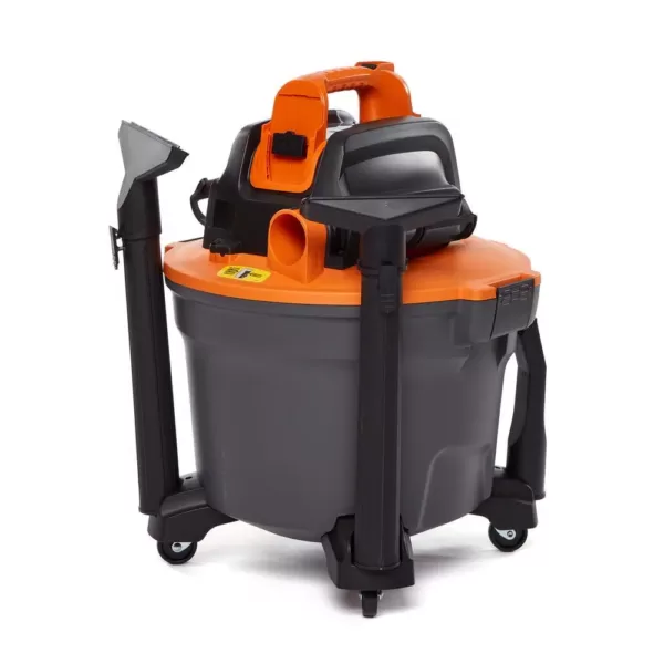 RIDGID 9 Gal. 18-Volt Cordless Wet/Dry Shop Vacuum (Tool Only) with Filter, Hose and Accessories