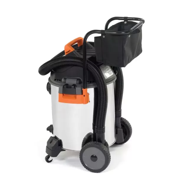 RIDGID 16 Gal. 6.5-Peak HP Stainless Steel Wet/Dry Shop Vacuum with Filter, Hose and Accessories